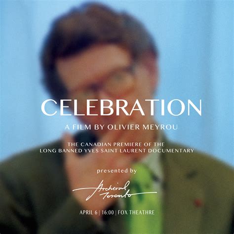 celebration ysl documentario streaming